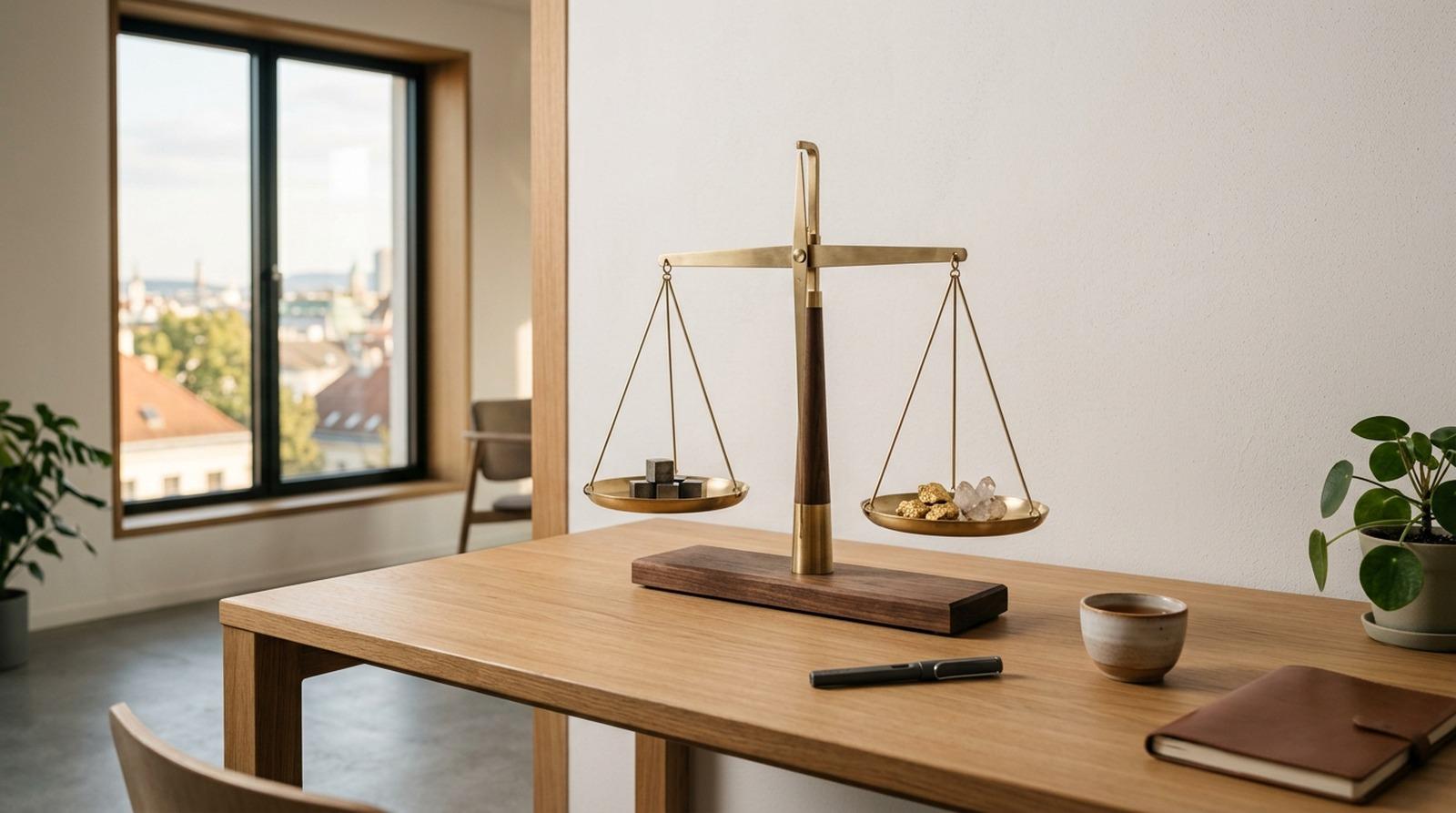 Person meldet ein Kleinunternehmen in Österreich an